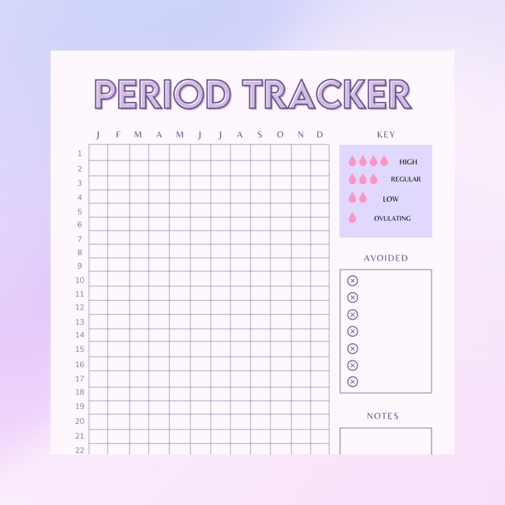 Period Tracker | HDB Printables